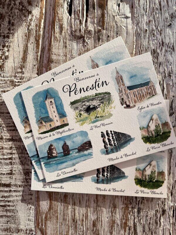 Boutique guides touristiques cartes postales Pénestin